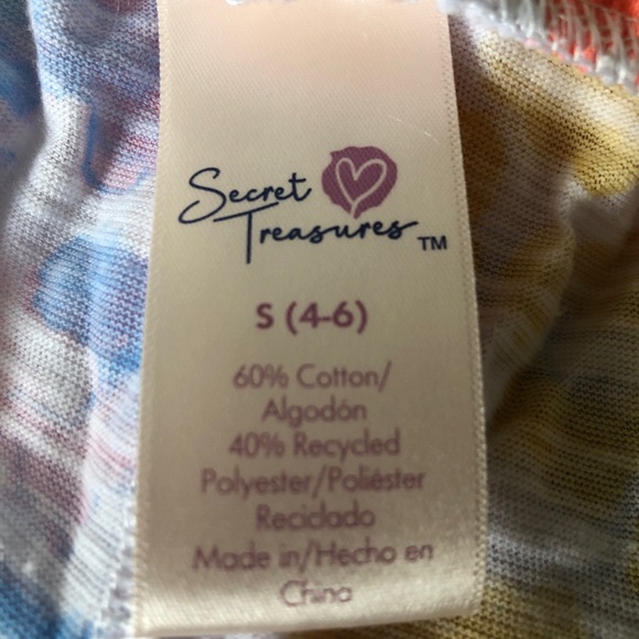 SECRET TREASURES Womens PJ Short Set Size Small 4-6 New - Picture 6 of 10